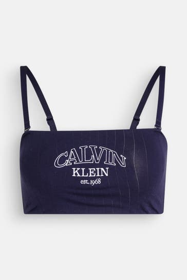 CALVIN KLEIN Bandeau-Bralette dunkelblau