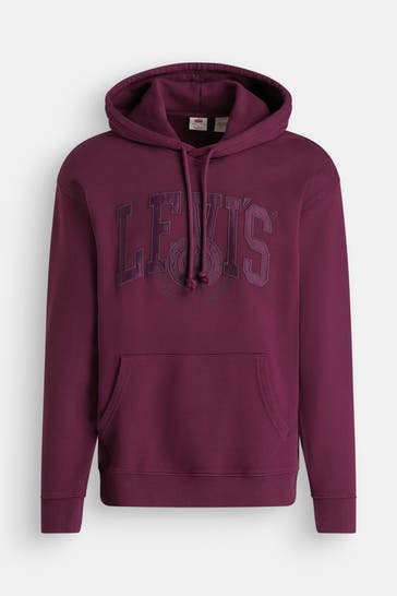 LEVI'S® Hoodie aubergine