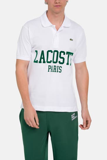 LACOSTE Polo-Shirt weiß