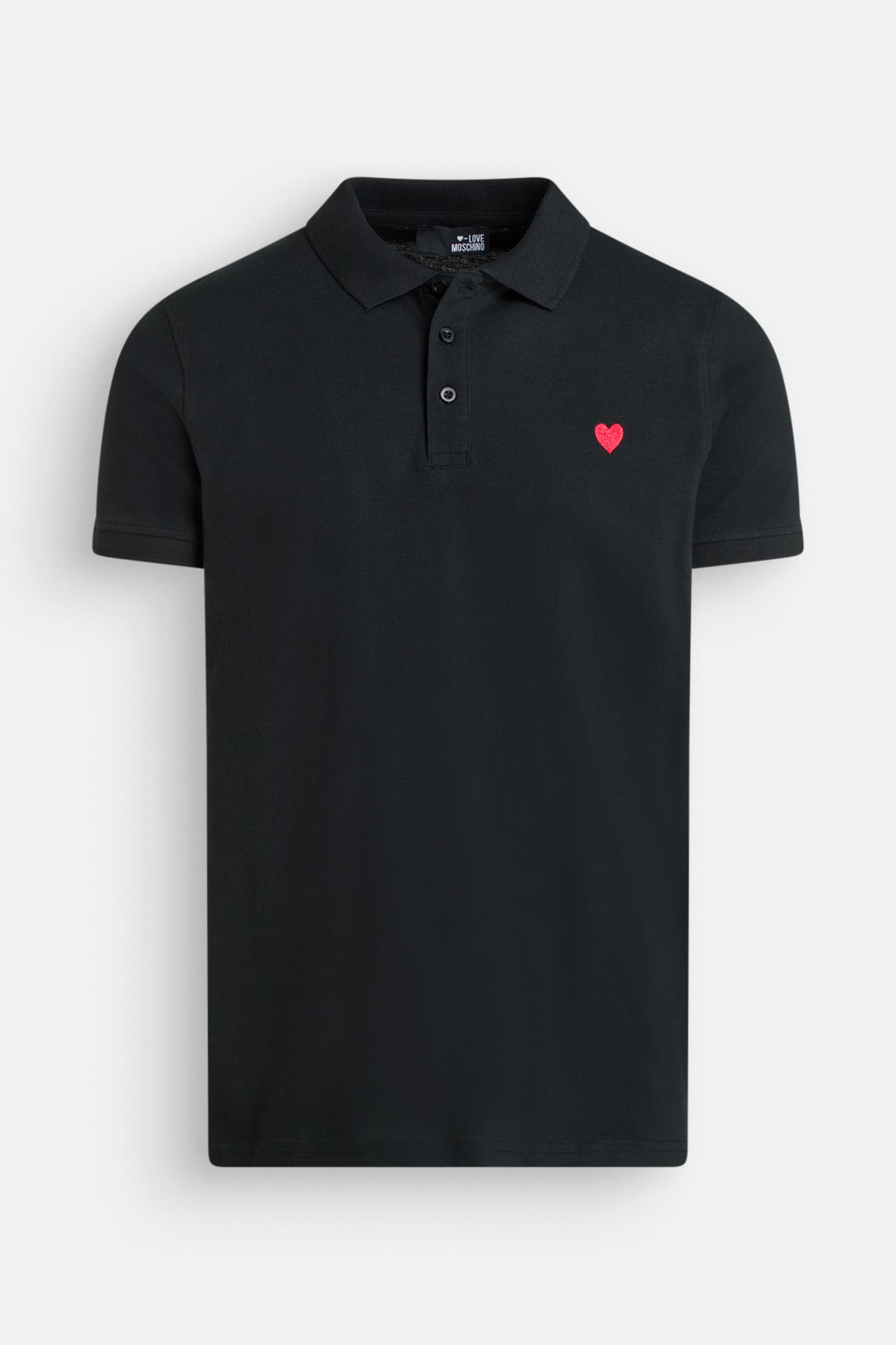 LOVE MOSCHINO Polo-Shirt schwarz, Bild 1