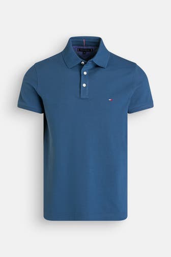 TOMMY HILFIGER Polo-Shirt azurblau