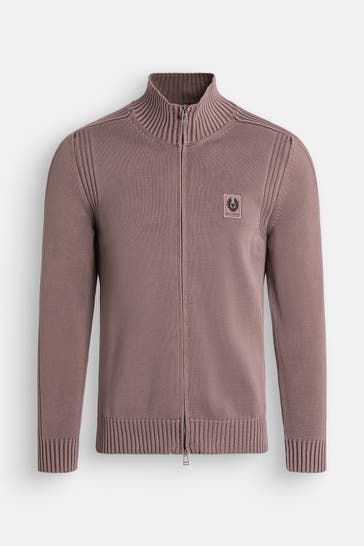 BELSTAFF Strickjacke taupe