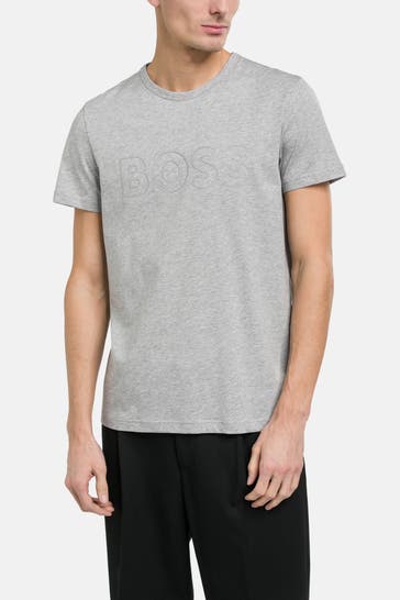 BOSS GREEN T-Shirt 'Teebo' grau