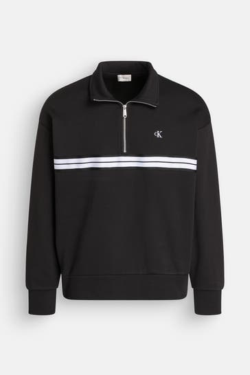 CALVIN KLEIN Sweat-Troyer schwarz