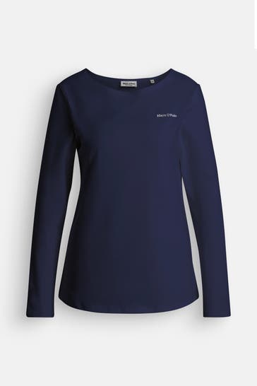 MARC O'POLO Midnight blue long-sleeved top