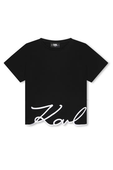 KARL LAGERFELD T-Shirt schwarz