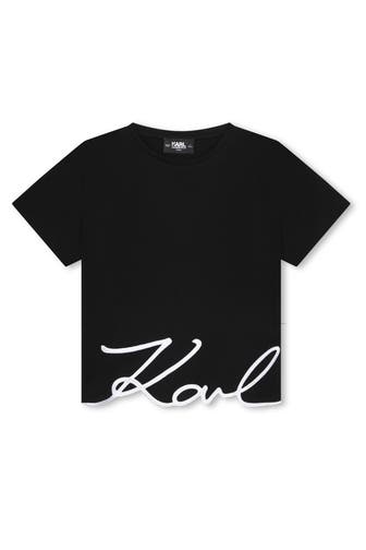 KARL LAGERFELD T-Shirt schwarz