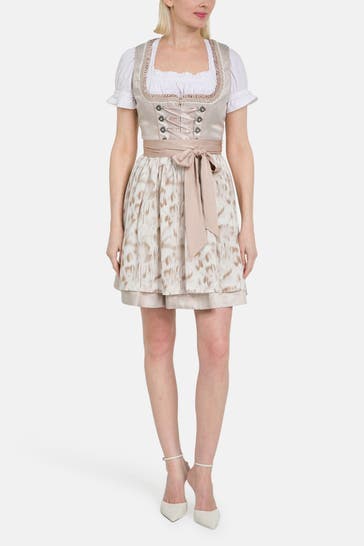 KRÜGER Dirndl 'Nemi' gemustert