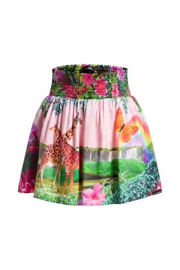 DESIGUAL Rock bunt gemustert