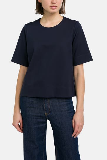 HEMISPHERE Blusenshirt 'Doria' nachtblau