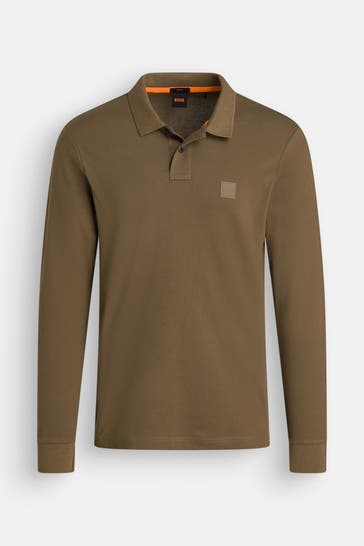BOSS ORANGE Polo-Shirt khaki