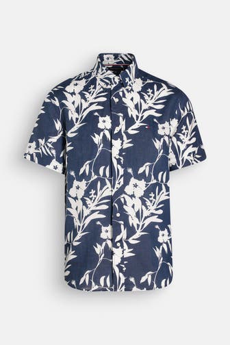 TOMMY HILFIGER Kurzarmhemd 'Tropical' Regular Fit