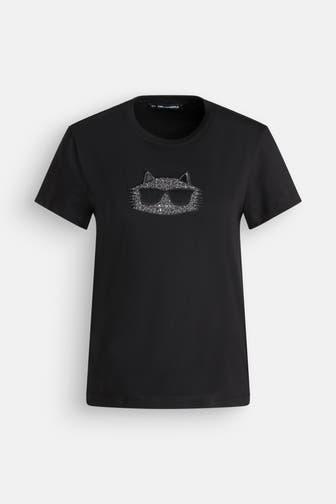 KARL LAGERFELD T-Shirt schwarz
