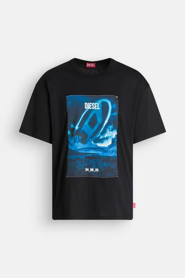 DIESEL T-Shirt schwarz
