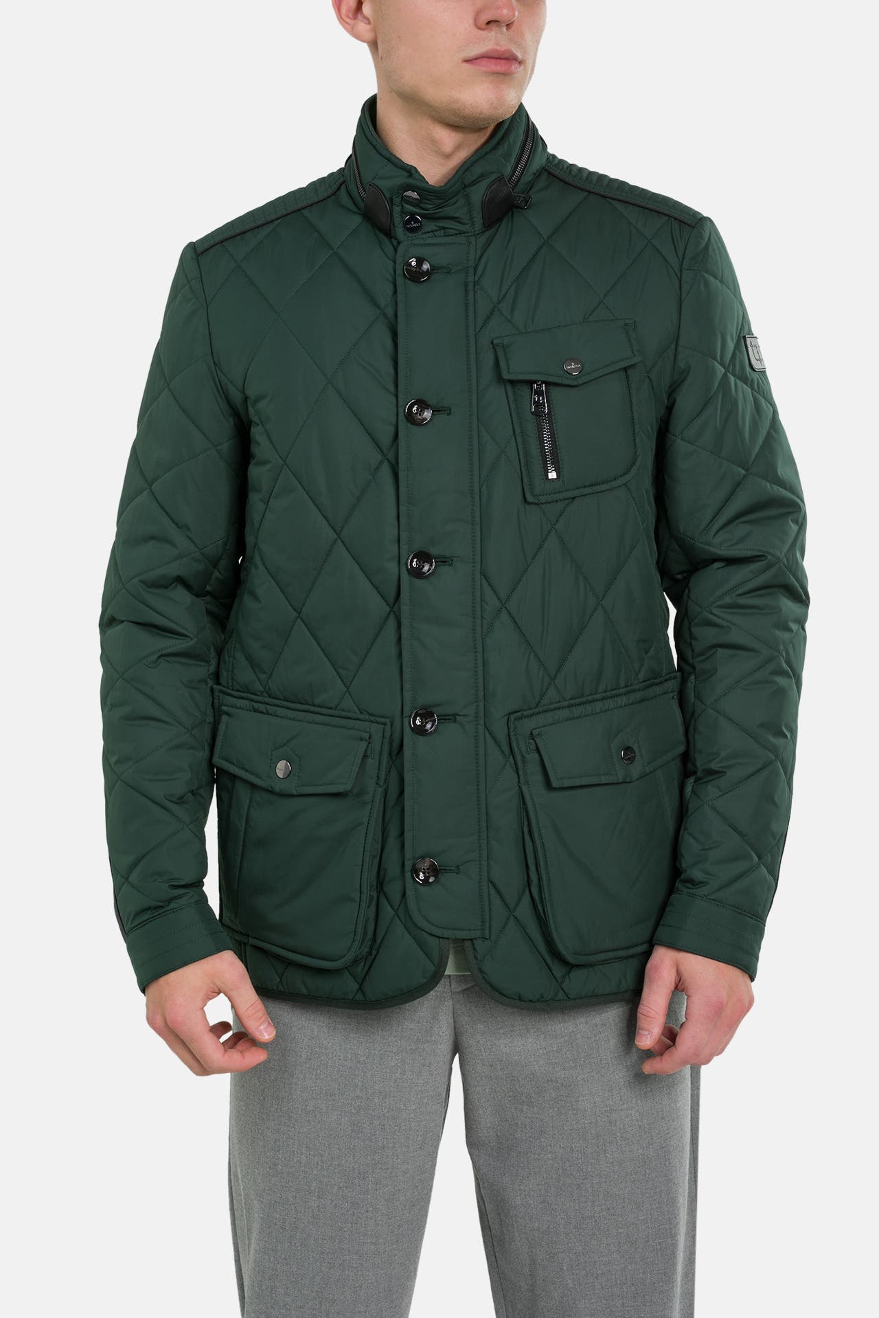 HANDSTICH Steppjacke 'Kent-Allseason' dunkelgrün, Bild 1