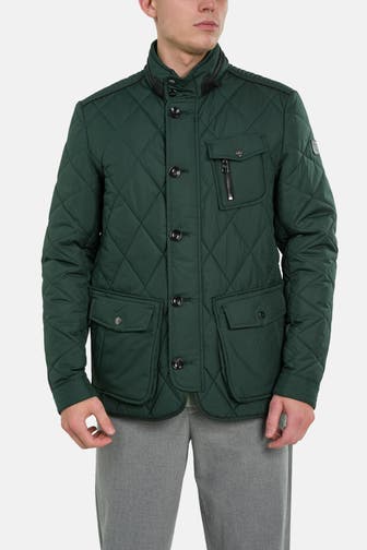HANDSTICH Steppjacke 'Kent-Allseason' dunkelgrün