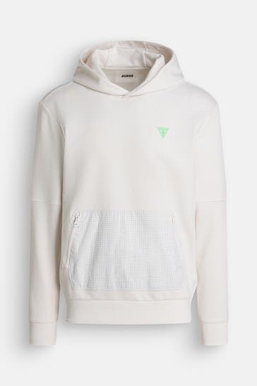 GUESS Hoodie 'Zubin' ecru