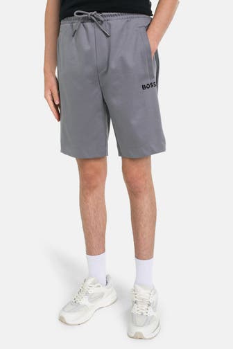 BOSS Sweat-Shorts grau