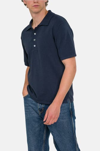 DANIELE FIESOLI Polo-Shirt dunkelblau