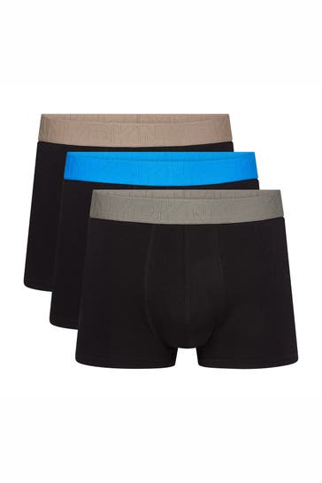 DKNY 3er-Pack Boxer Trunks 'Brea' schwarz
