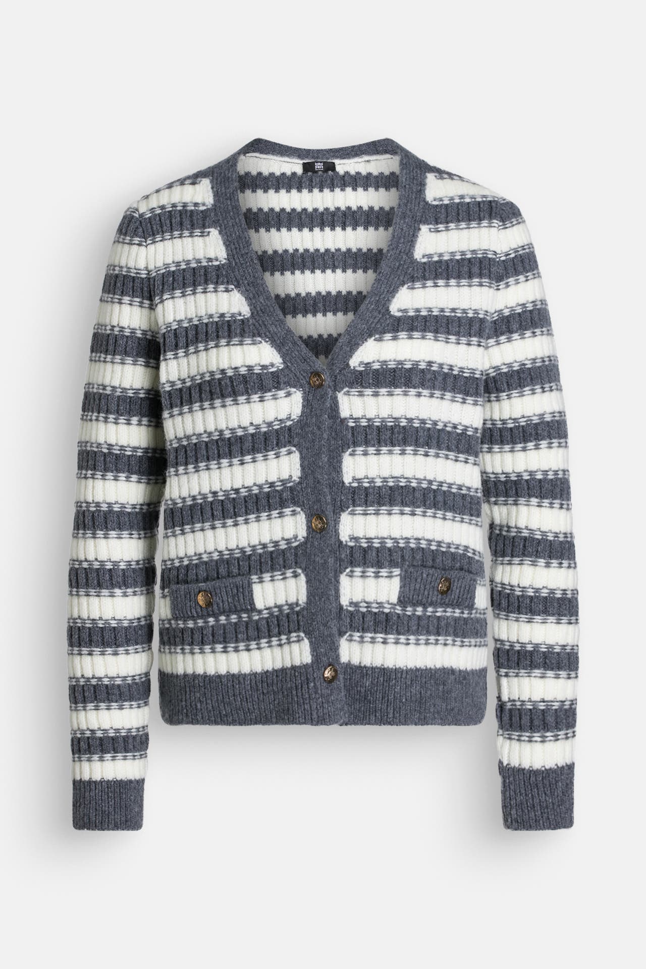 RIANI Wollmix-Strickjacke gestreift, Bild 1