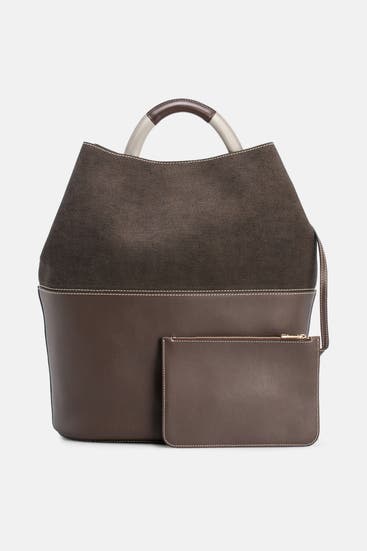 FURLA - Bucket Bag 'Sfera M' dunkelbraun