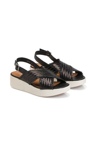 GEOX Wedges 'Laudara' schwarz