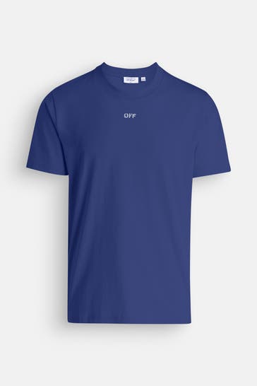 OFF-WHITE T-Shirt azurblau