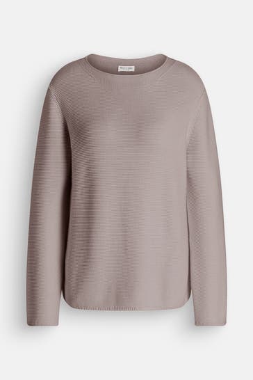 MARC O'POLO Strickpullover taupe