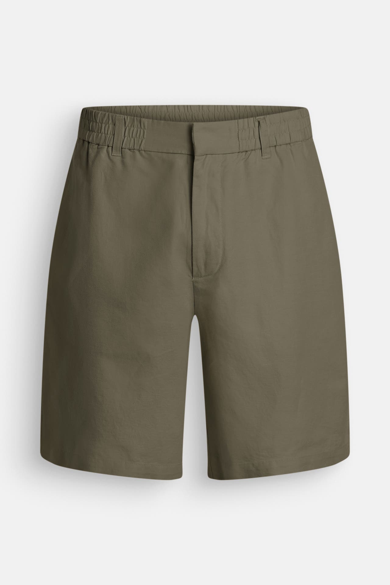 ARMANI EXCHANGE Leinenmix-Shorts oliv, Bild 1
