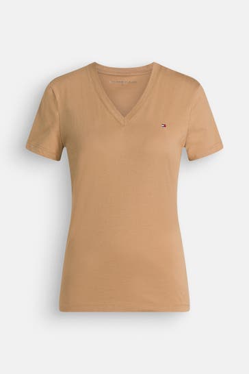 TOMMY HILFIGER T-Shirt camel