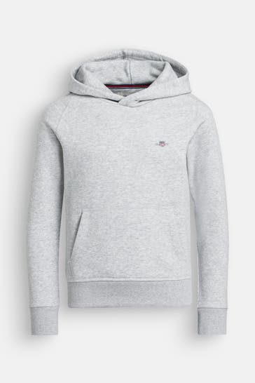 GANT Hoodie hellgrau