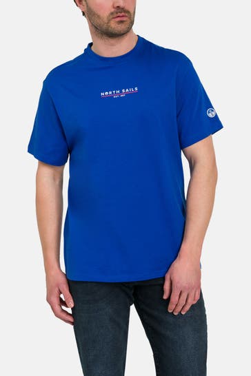 NORTH SAILS T-Shirt azurblau
