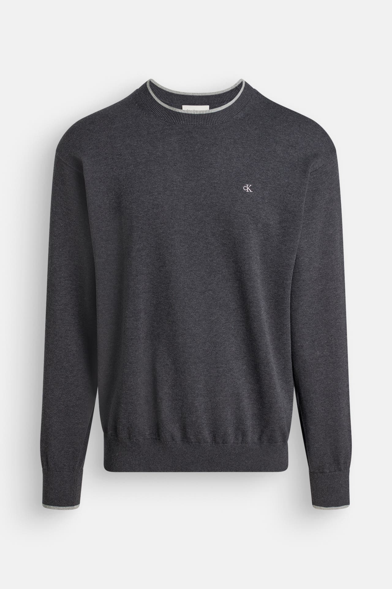 CALVIN KLEIN Strickpullover dunkelgrau, Bild 1