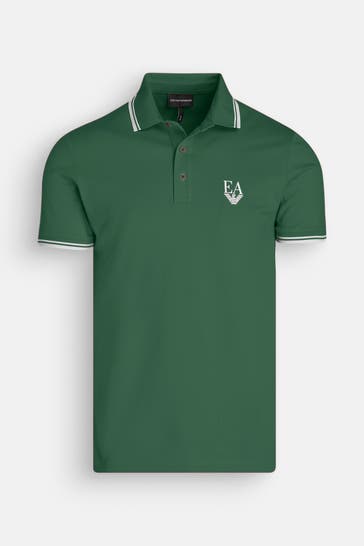 EMPORIO ARMANI Polo-Shirt dunkelgrün