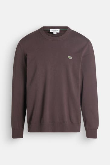LACOSTE Pullover dunkelbraun