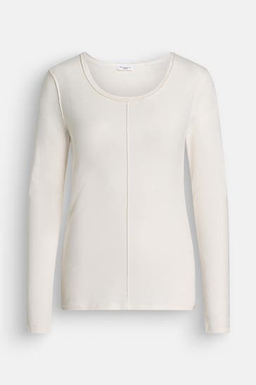 MARC O'POLO DENIM Longsleeve weiß