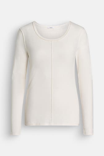 MARC O'POLO DENIM Longsleeve weiß