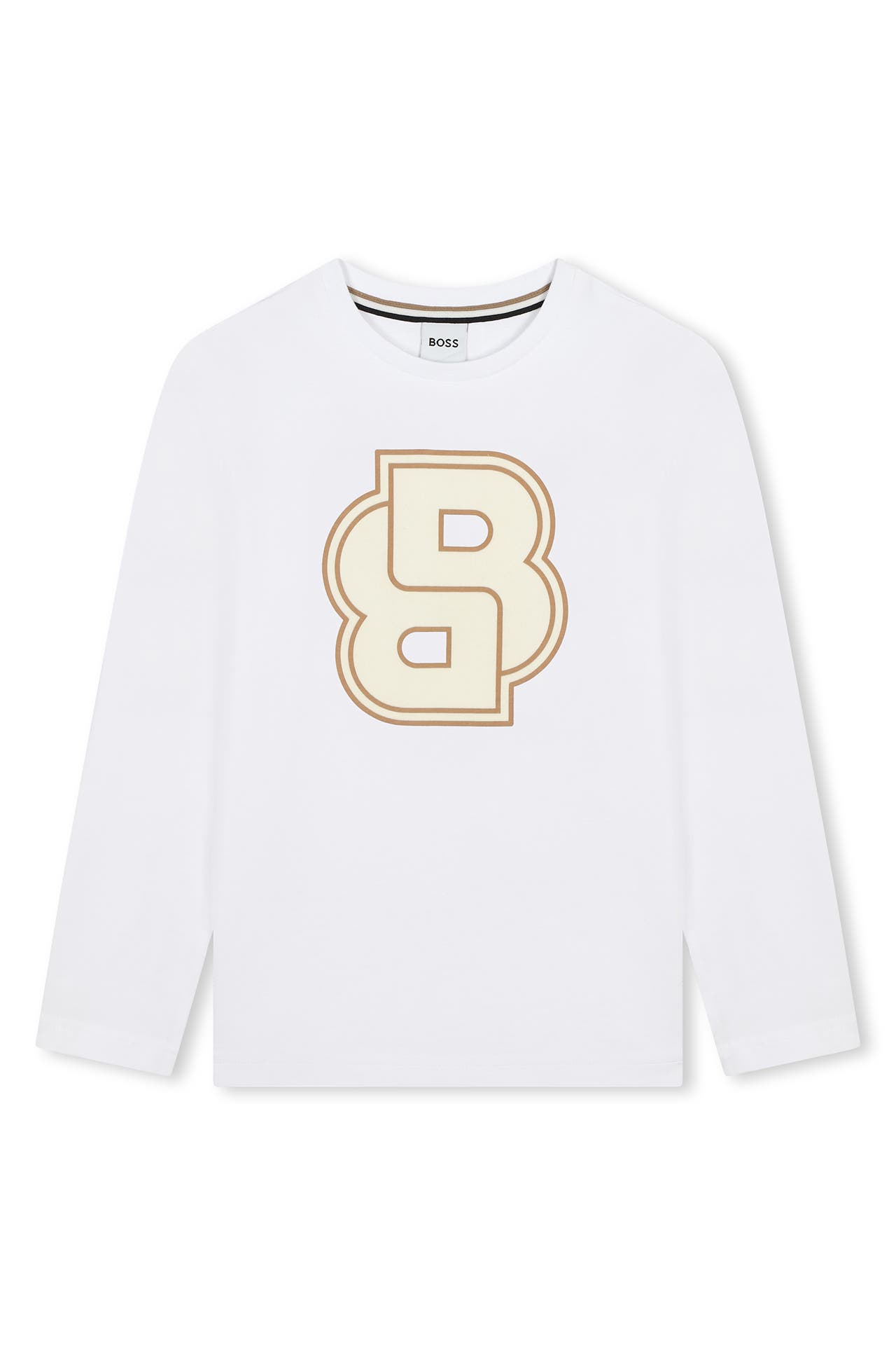 BOSS Langarmshirt weiß, Bild 1