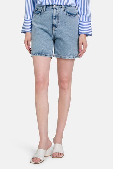 CALVIN KLEIN Jeansshorts blau