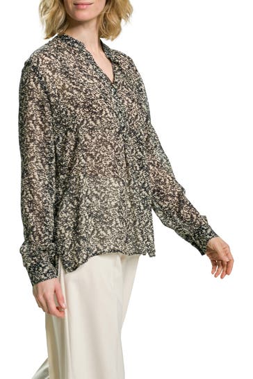 0039 ITALY Blusenshirt 'Jannice' gemustert