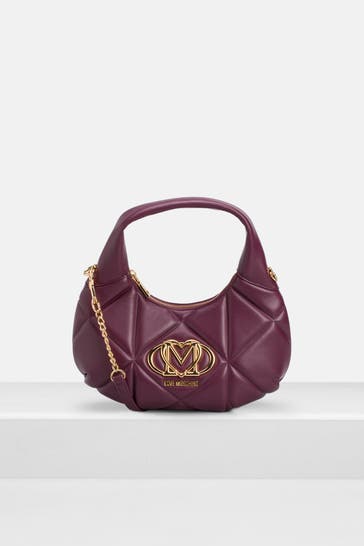 LOVE MOSCHINO Schultertasche aubergine
