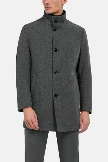 HECHTER Paris Wollmixmantel zweifarbig 