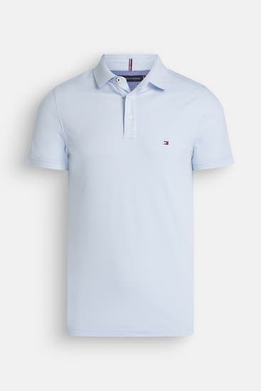 TOMMY HILFIGER - Polo-Shirt hellblau