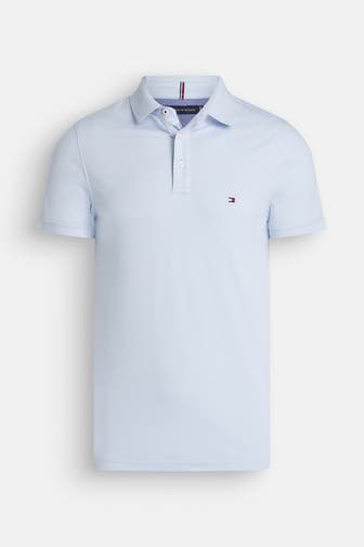 TOMMY HILFIGER Polo-Shirt hellblau