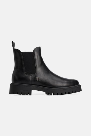 U.S. POLO ASSN. Chelsea-Boots schwarz