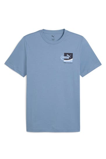 PUMA T-Shirt graublau
