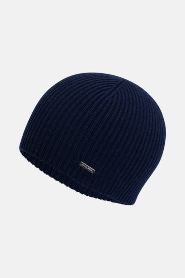 WOOLRICH - Strickmütze nachtblau