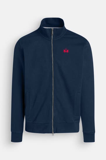 LA MARTINA Sweatjacke nachtblau