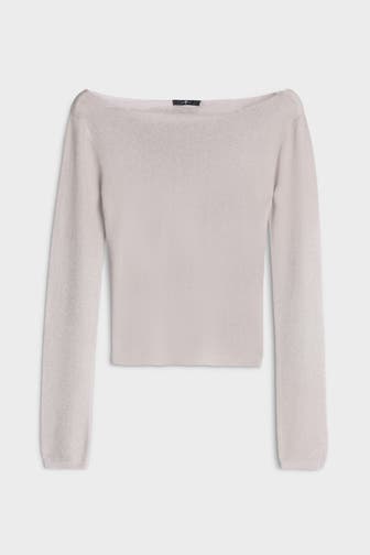 7 FOR ALL MANKIND Strickpullover silber
